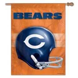 Chicago Bears New Helmet Grommet Pole Flag