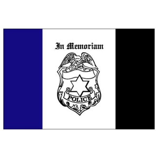 Police Mourning Flag - W.G.N Flag & Decorating Co