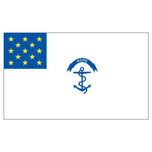 Rhode Island Regiment Historical US Flag W.G.N Flag & Decorating Co