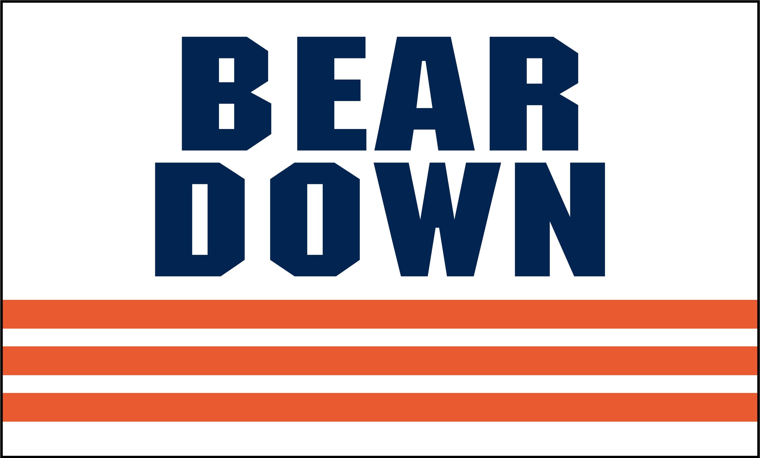 bear down white